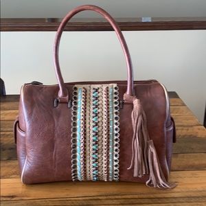 Blazin Roxx Brown and turquoise Purse